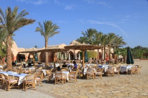 Leere Restaurants in Ägypten
