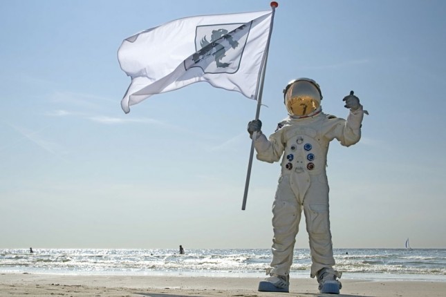 Astronaut in Noordwijk - Foto Els Bax